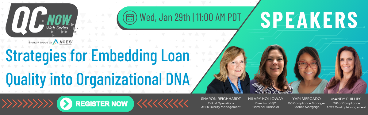 QC Now Banner Strategies for Embedding Loan Quality into Organizational DNA 1200 x 375 px